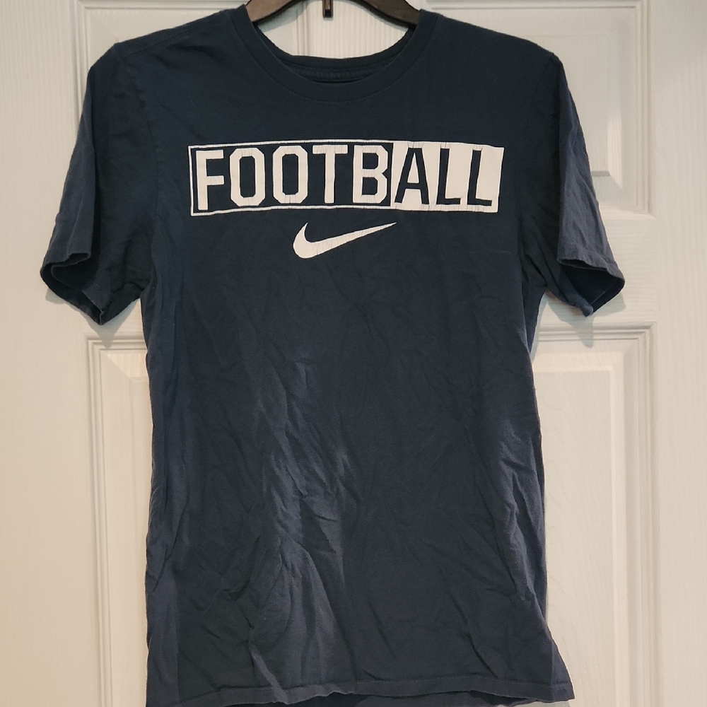 Nike Blue/Grey and White Short Sleeve Tee